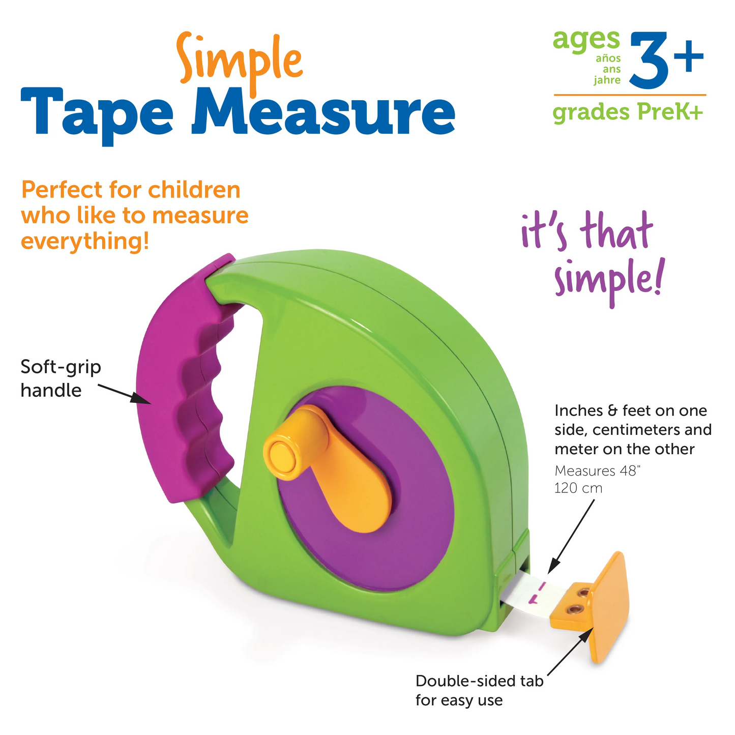 Learning Resources Simple Tape Measure