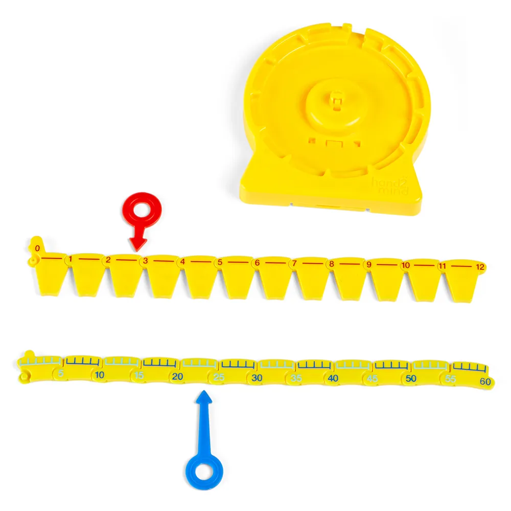 hand2mind NumberLine Clock Mini Student Clock