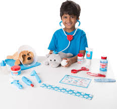 Melissa & Doug Examine & Treat Pet Vet Play Set 探診及治療寵物醫生扮演玩具