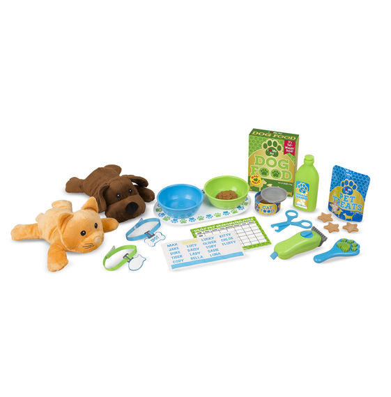 Melissa & Doug Feeding & Grooming Pet Care Play Set 餵養及美容寵物護理扮演玩具