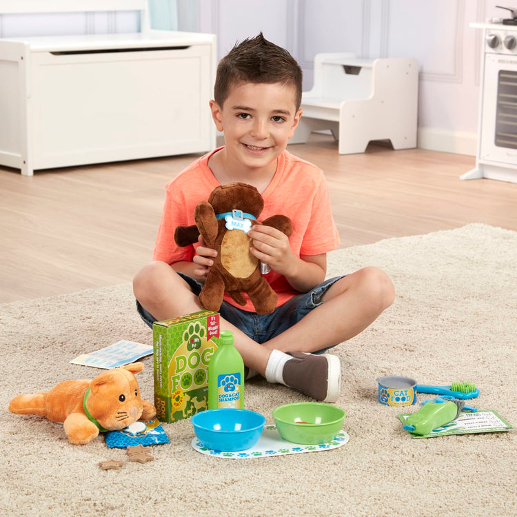 Melissa & Doug Feeding & Grooming Pet Care Play Set 餵養及美容寵物護理扮演玩具