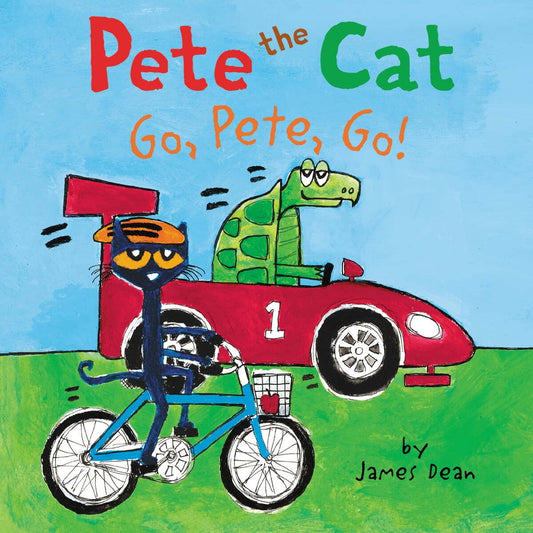 HarperCollins Pete the Cat Go; Pete; Go! Picture Book 皮皮貓 出發！ 英文繪本