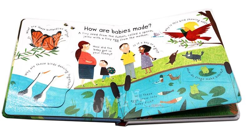USBORNE First Questions and Answers: Where do babies come from? 寶寶從哪裡來? 啟蒙問答翻翻書