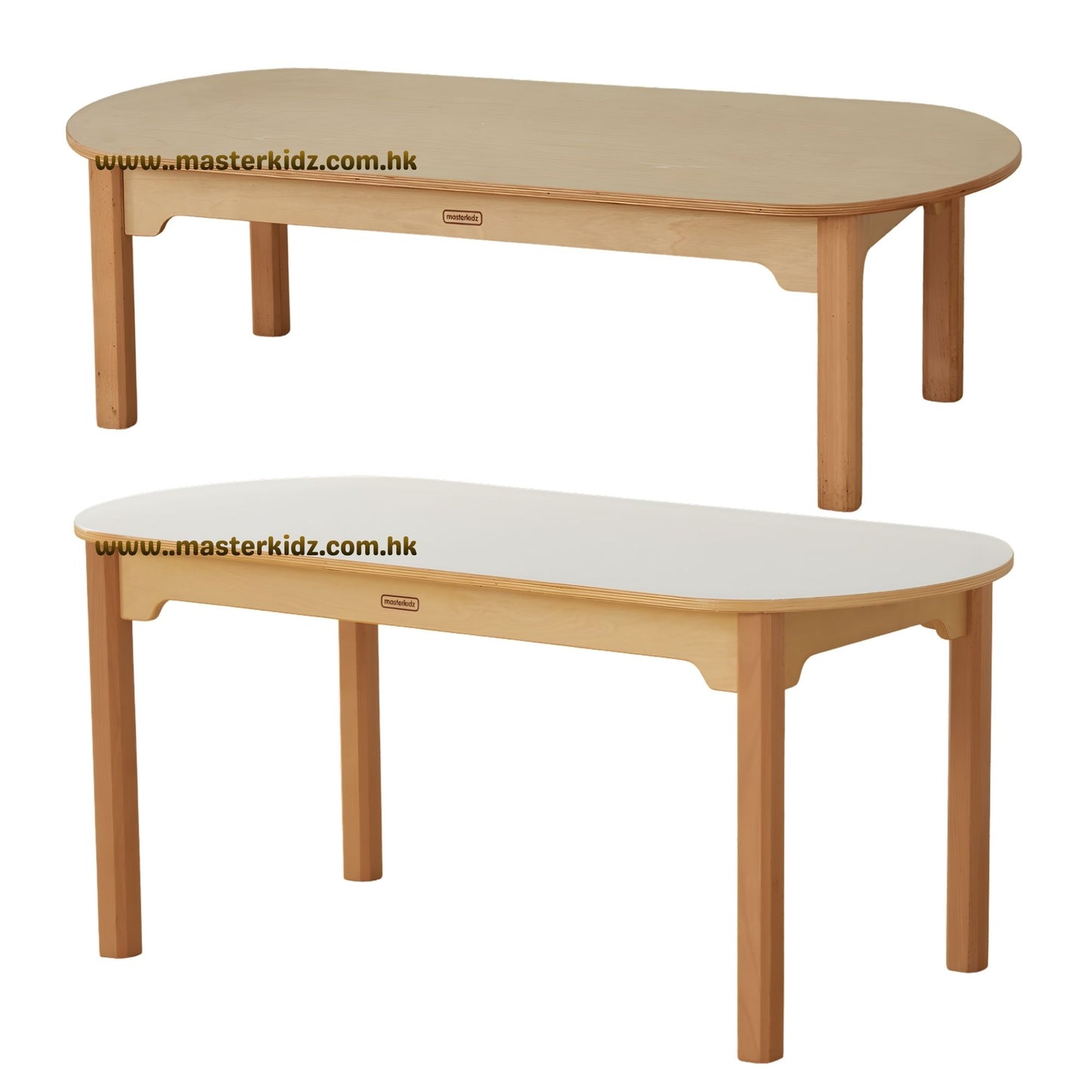 Masterkidz Inga Design Kids Oval-Shaped Table Inga Design-Various Heights 系列兒童橢圓形活動桌-多款高度