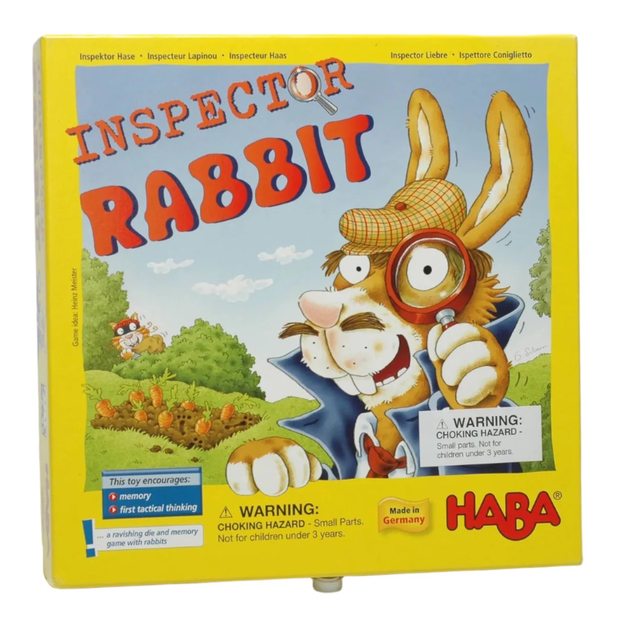 Haba 4666 Inspector Rabbit Memory & Strategy Game 小兔探長 記憶和策略遊戲