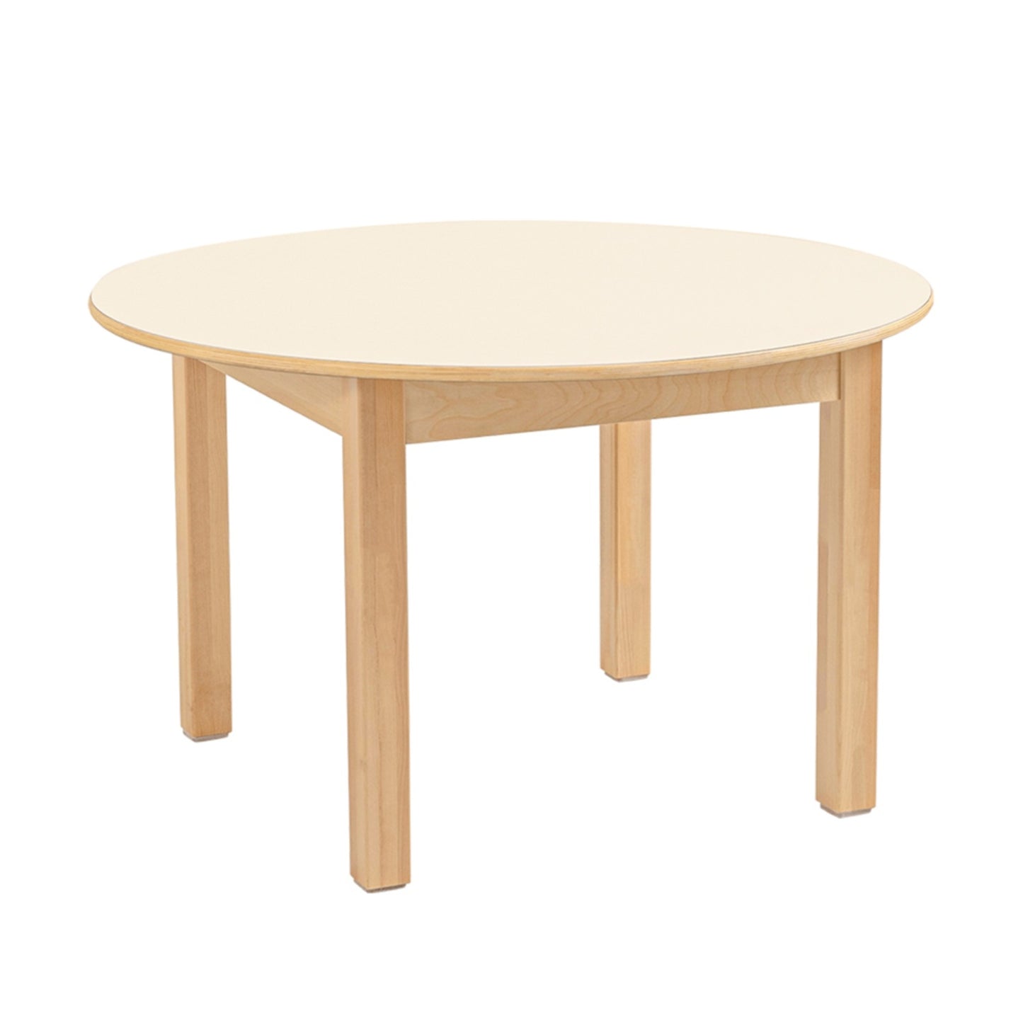 KJY Ø90cm Pure White Tabletop Round Table 純白桌面實木圓桌