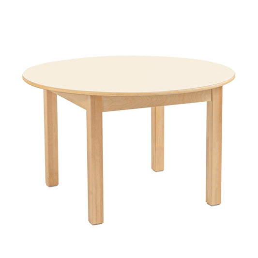 KJY Ø90cm Pure White Tabletop Round Table 純白桌面實木圓桌