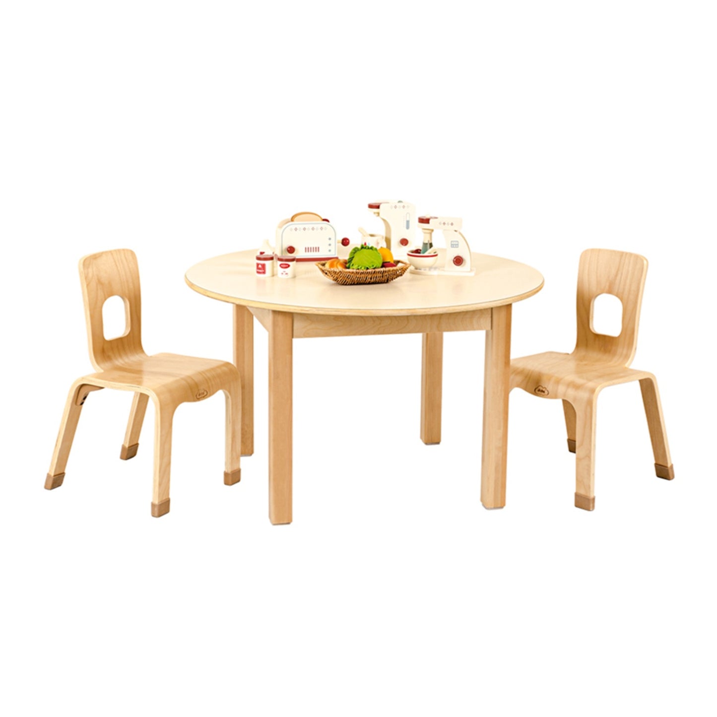 KJY Ø90cm Pure White Tabletop Round Table 純白桌面實木圓桌
