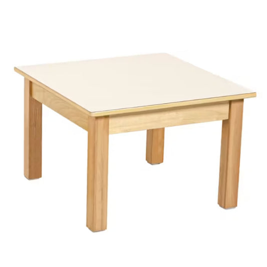 KJY 60x60cm Pure White Tabletop Square Table 純白桌面實木正方桌