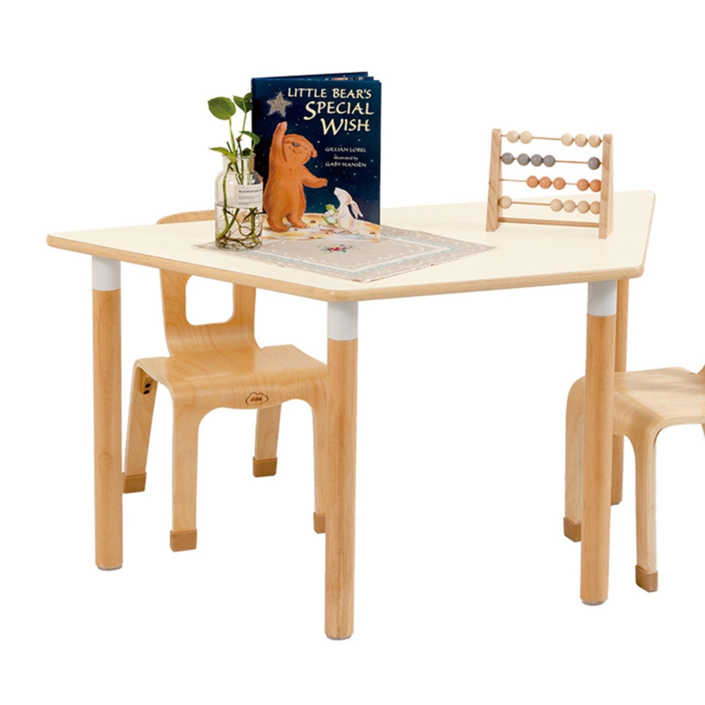 KJY 120x60cm Trapezoidal Table 實木梯形桌