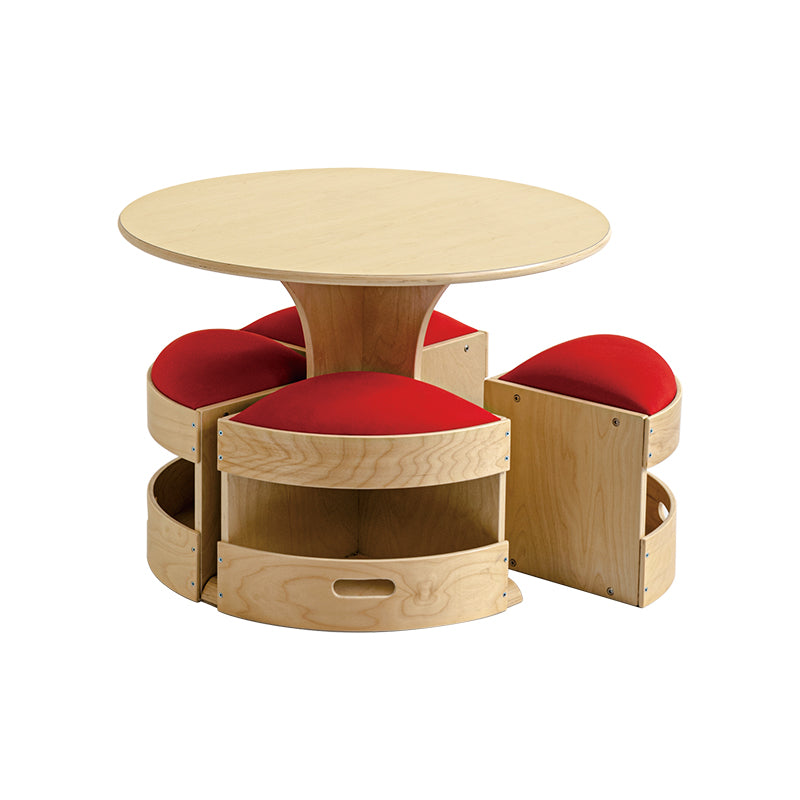 Kids' Theo 4 Seater Table & Stools Set