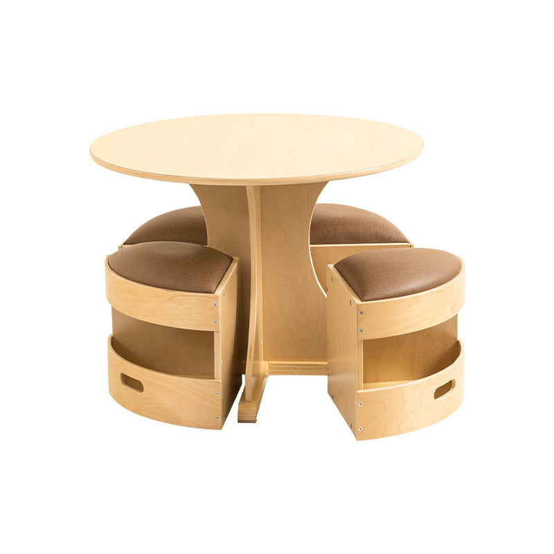 Kids' Theo 4 Seater Table & Stools Set