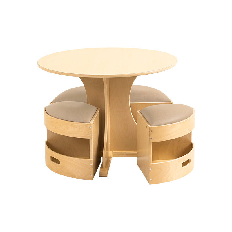 Kids' Theo 4 Seater Table & Stools Set