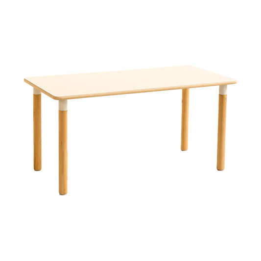 KJY 120x60cm Nature Wood Tabletop Rectangular Table 原木色實木長方桌