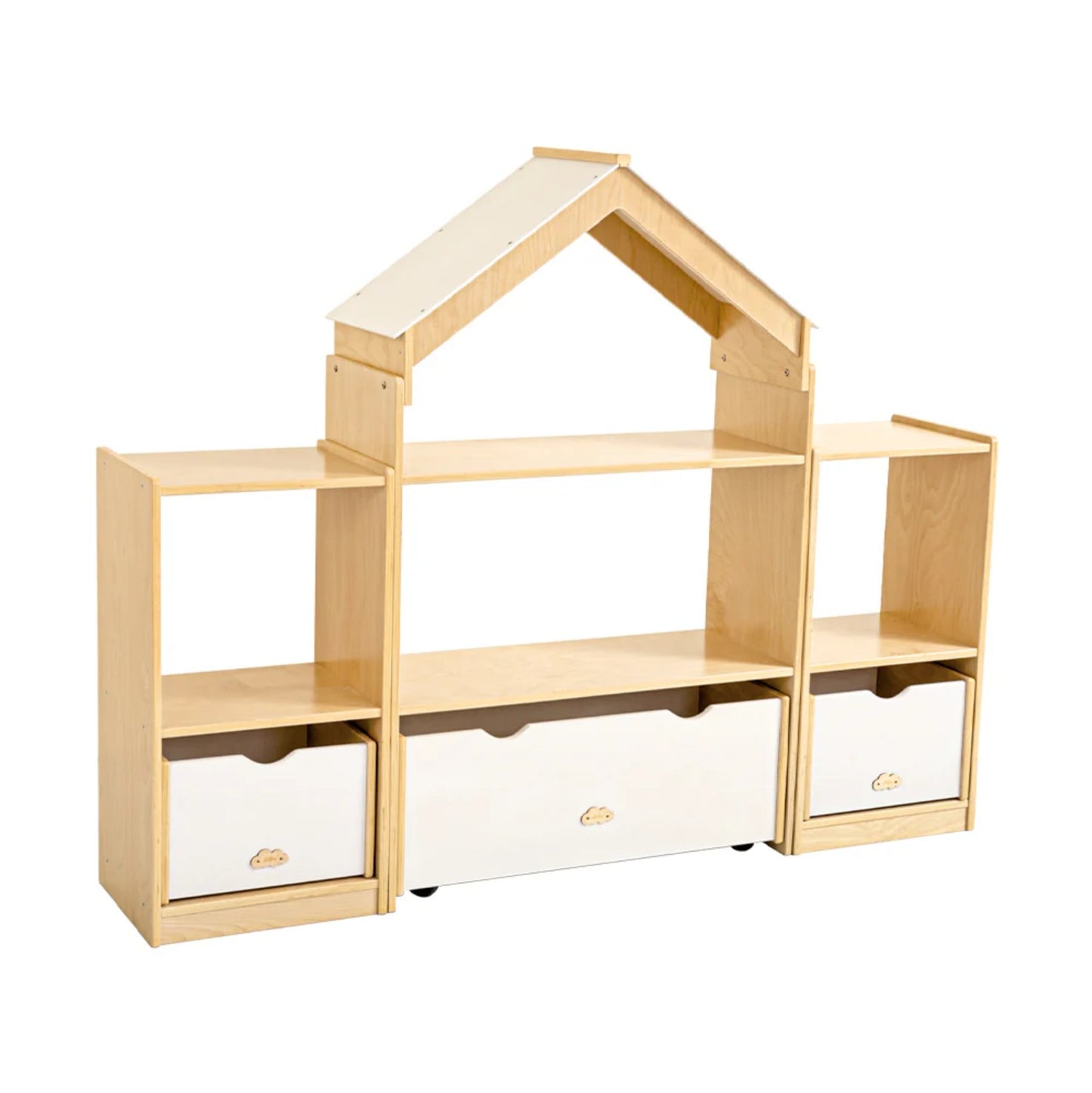 KJY Display Unit Side Combination - 1 Top 聯體組合邊櫃展示櫃：中央尖頂