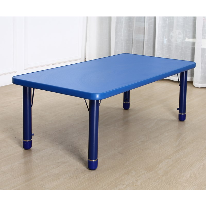 KT Rectangular Plastic Height Adjustable Activity Table L120xW60 長方形塑膠高度可調活動桌