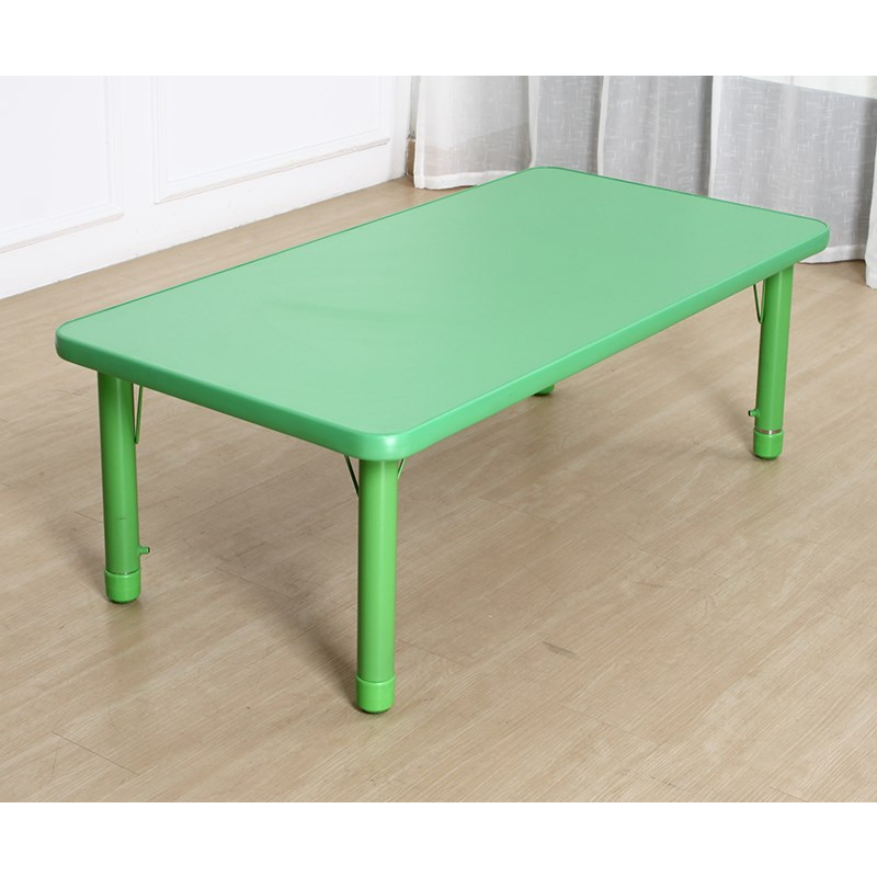KT Rectangular Plastic Height Adjustable Activity Table L120xW60 長方形塑膠高度可調活動桌