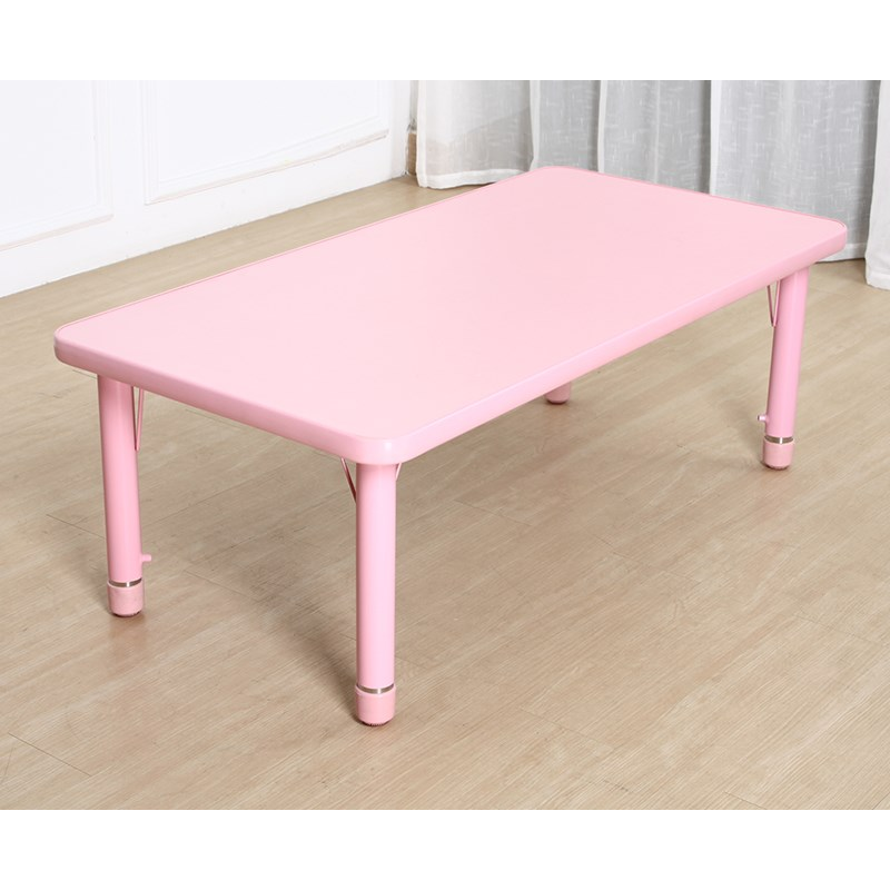 KT Rectangular Plastic Height Adjustable Activity Table L120xW60 長方形塑膠高度可調活動桌