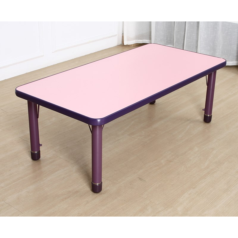 KT Rectangular Plastic Height Adjustable Activity Table L120xW60 長方形塑膠高度可調活動桌