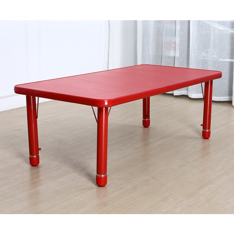 KT Rectangular Plastic Height Adjustable Activity Table L120xW60 長方形塑膠高度可調活動桌