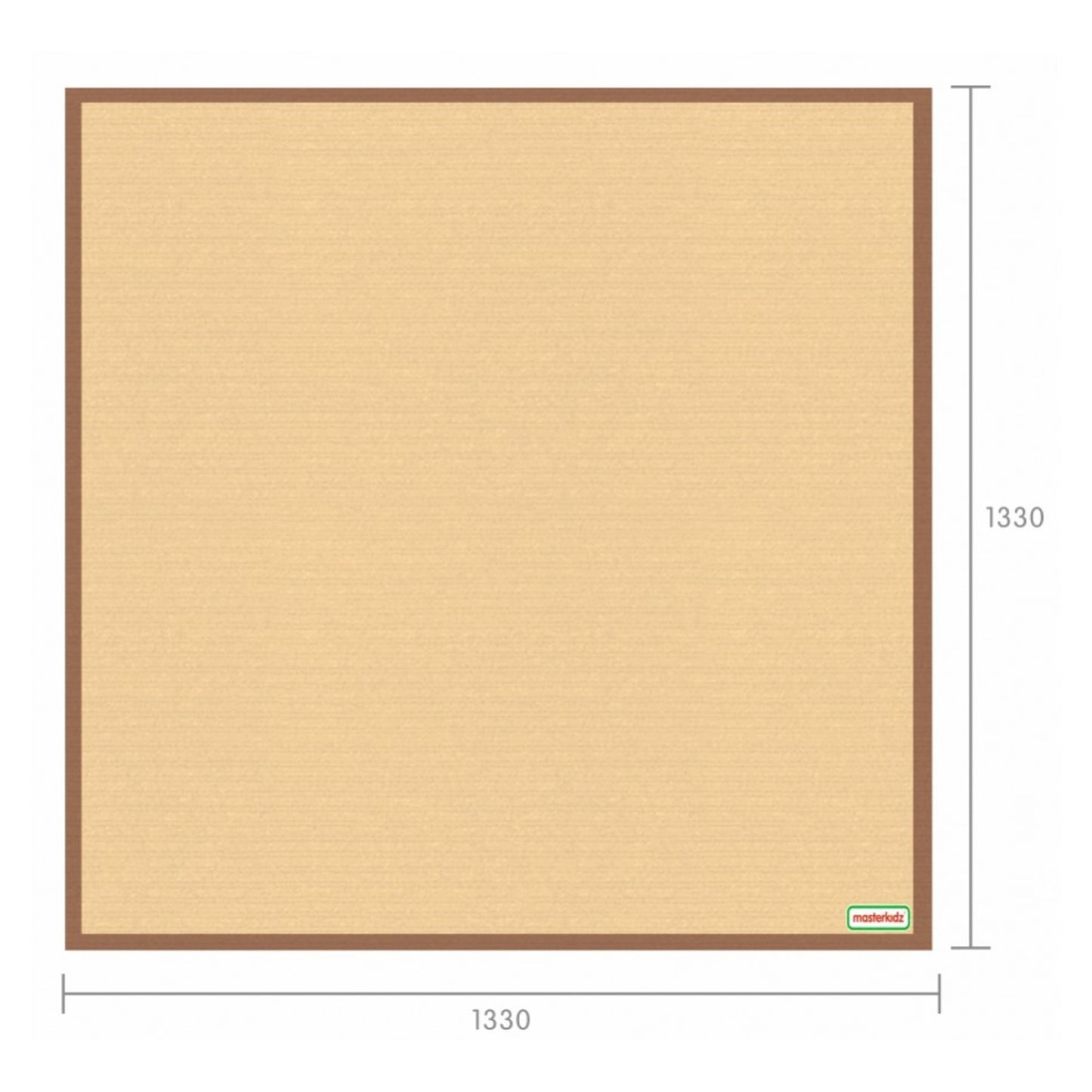 Masterkidz 2 Tone Square Classroom Rug Color Hazelnut - 1330L 雙色正方形地毯 榛子色