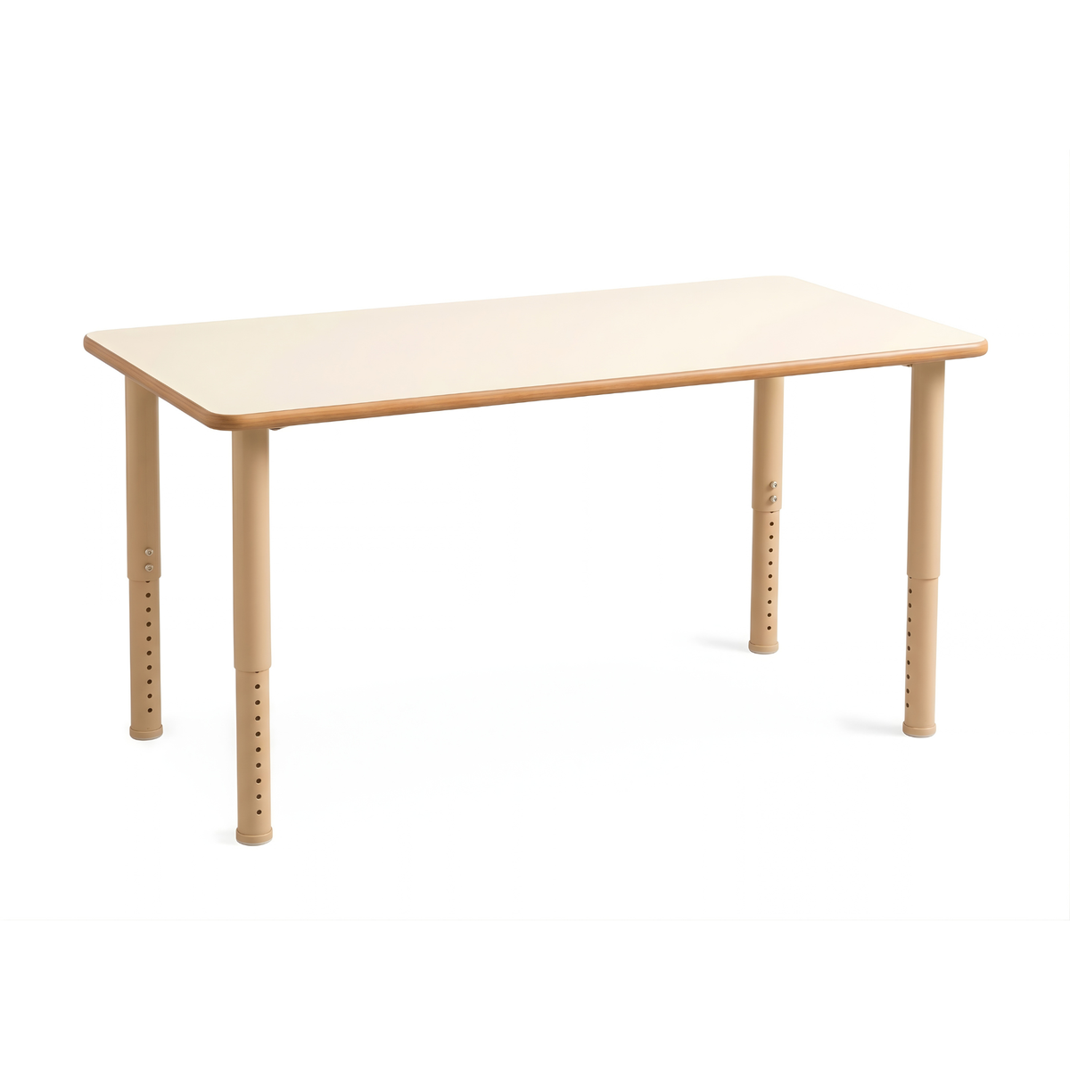 120x60cm Nature Wood Tabletop Rectangular Table 原木色實木長方桌