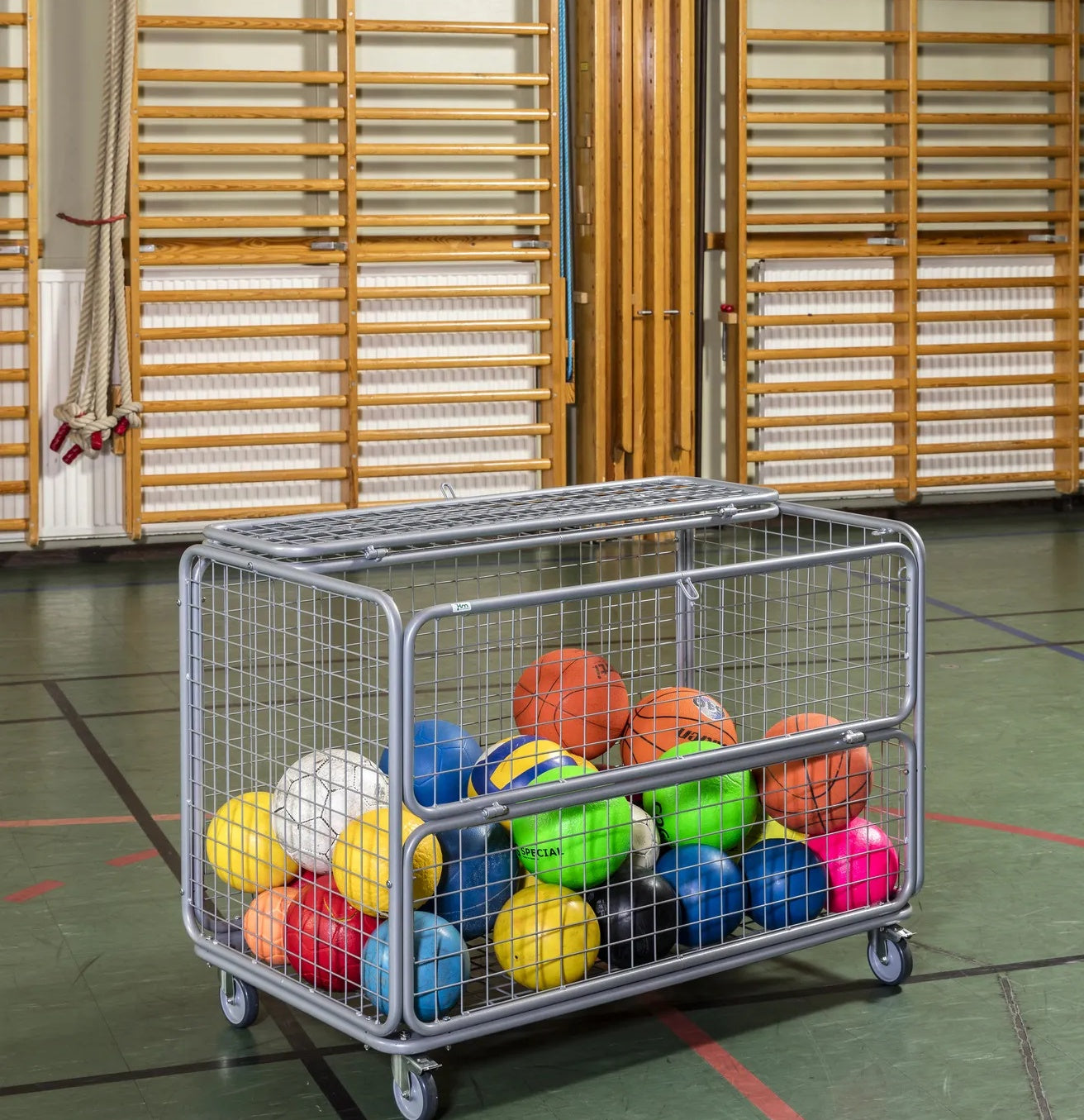 Masterkidz Outdoor & Inddor Lockable Mesh Storage Trolley  可移動戶外室內儲物車