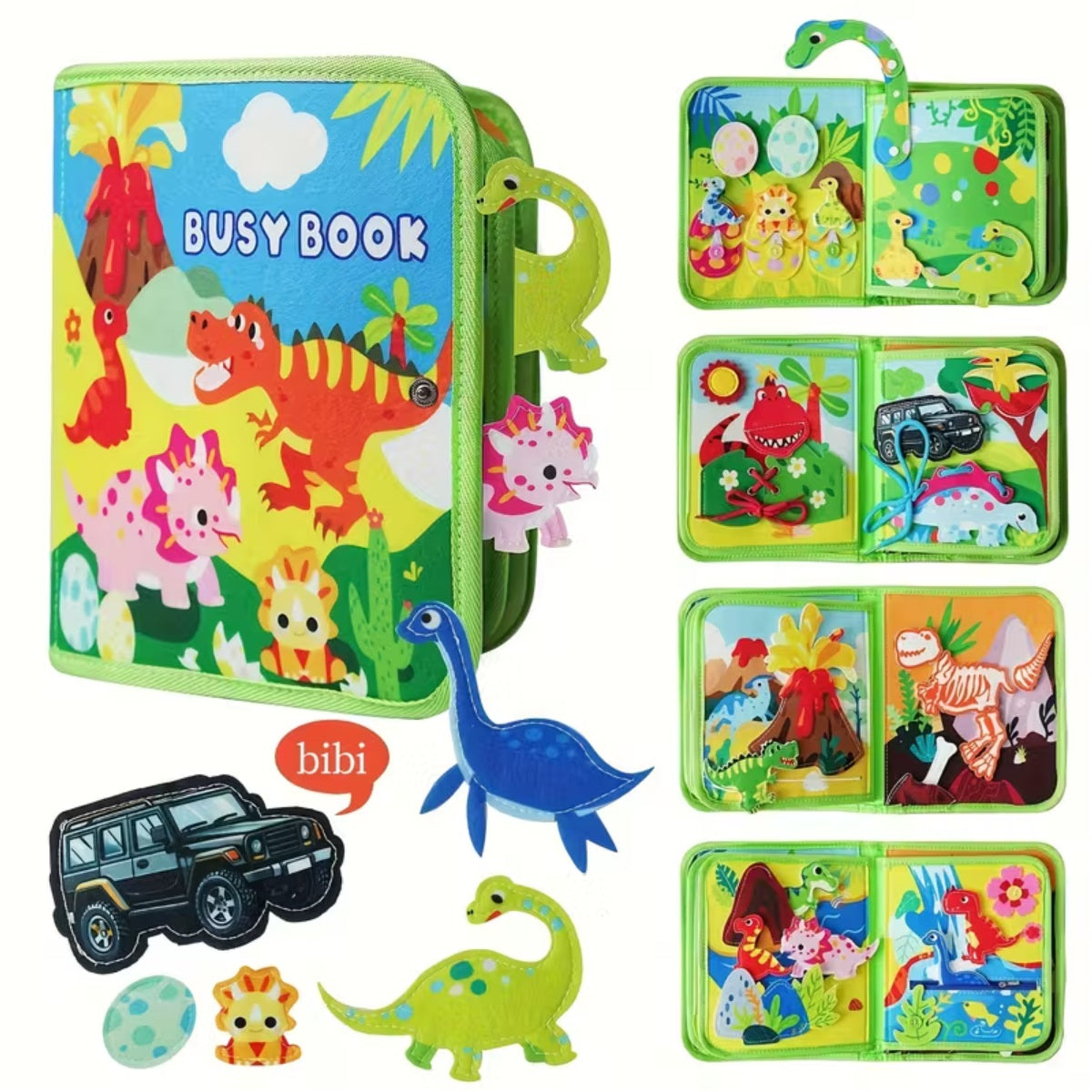 My First Busy Cloth Book Dinosaur 忙碌布書 - 恐龍