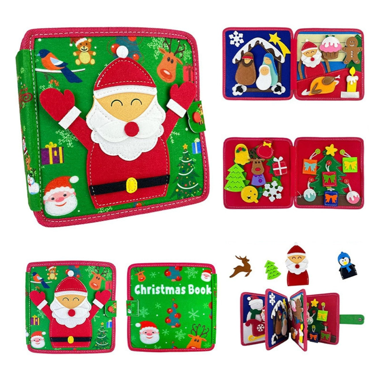 My First Busy Cloth Book Christmas 忙碌布書 - 聖誕節