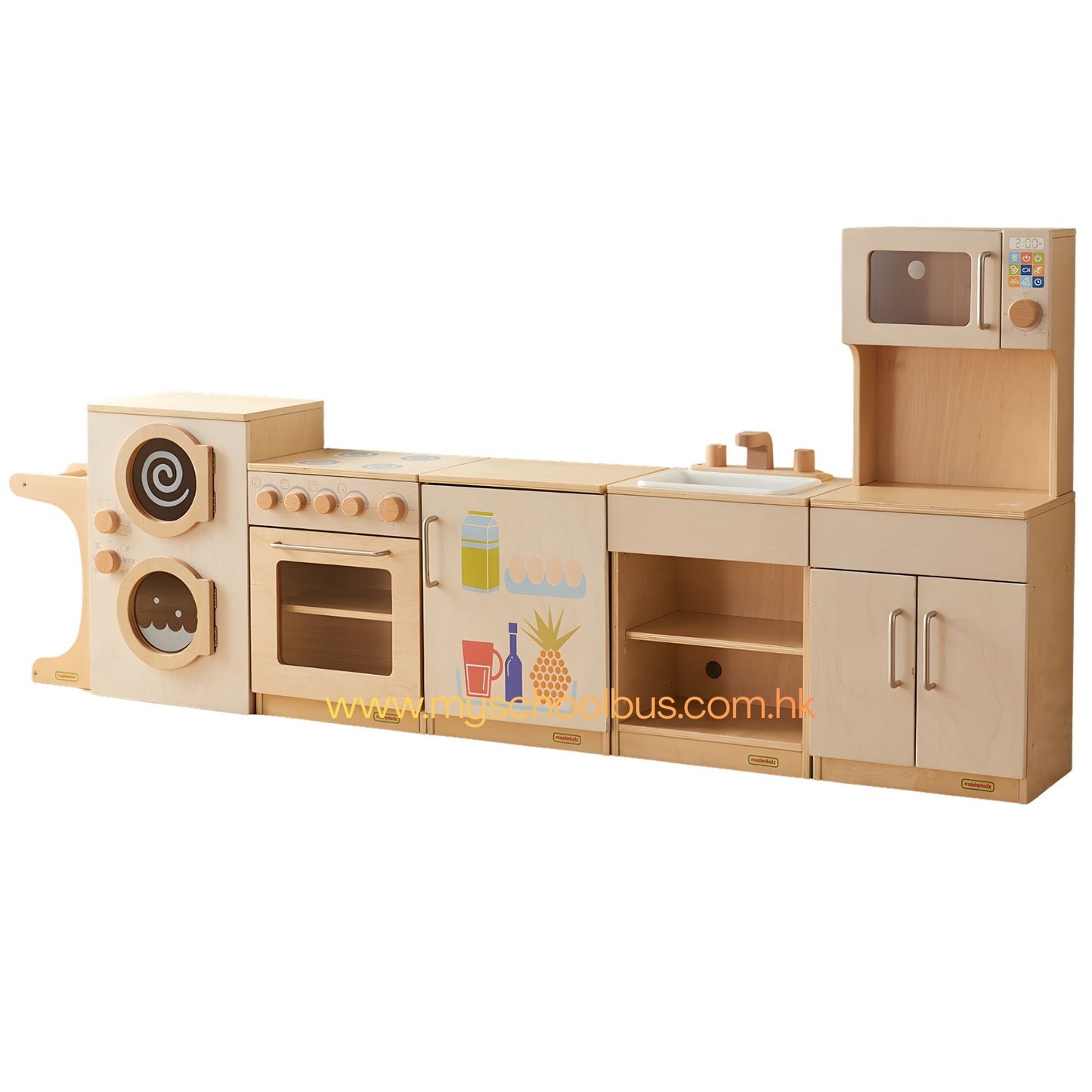 Masterkidz Kitchen & Laundry Corner White 廚房與洗滌角落組合 簡潔白色