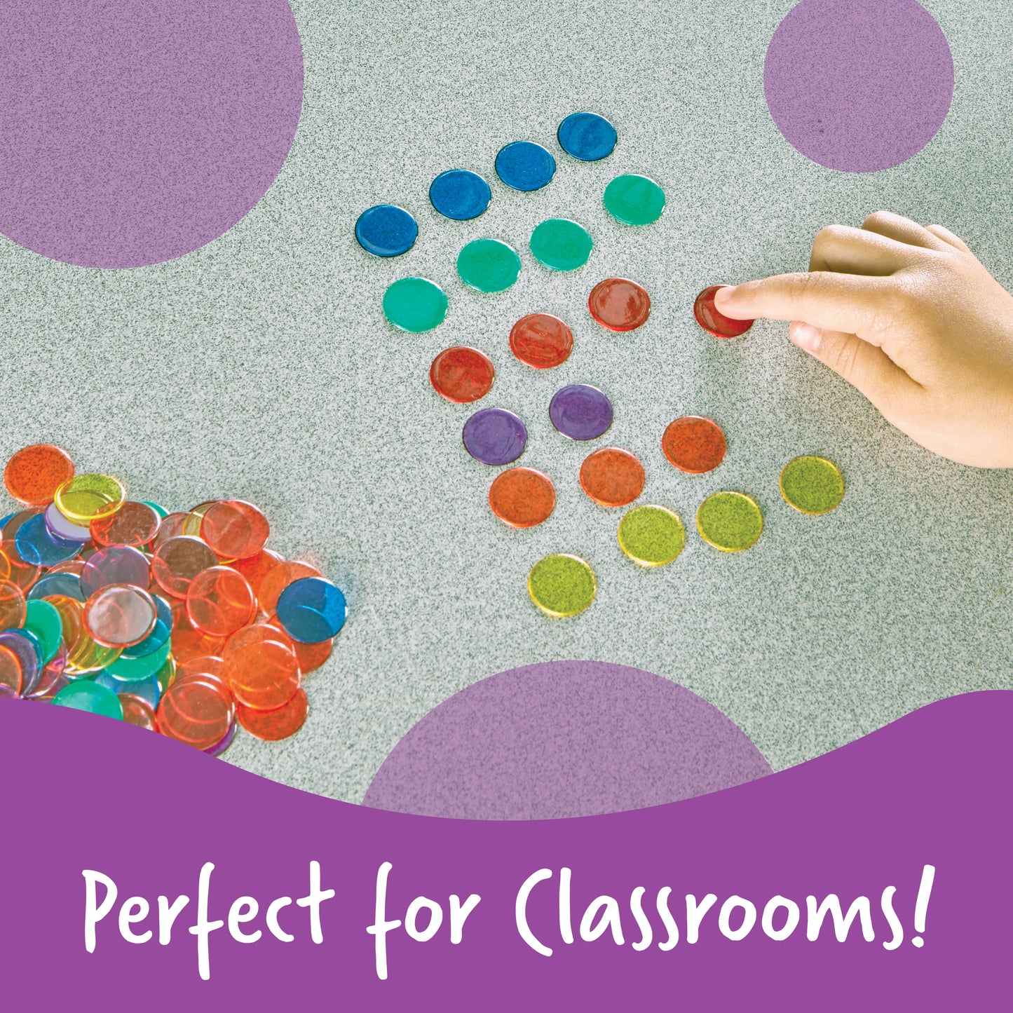 Learning Resources Transparent Counters Set of 250