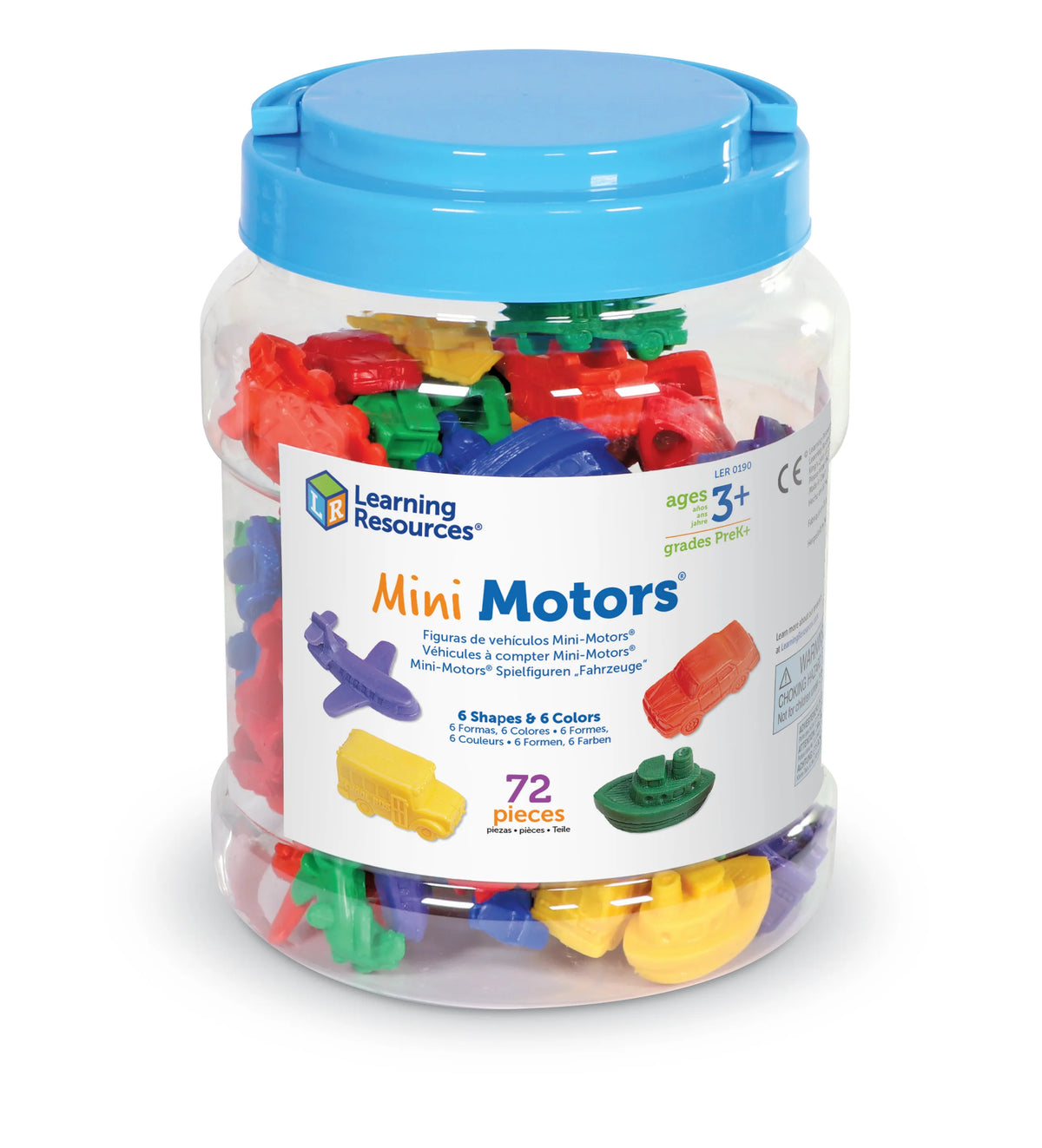 Mini Learning Resource Learning Resources Mini Motors Counters Set of 72 – MY SCHOOL BUS