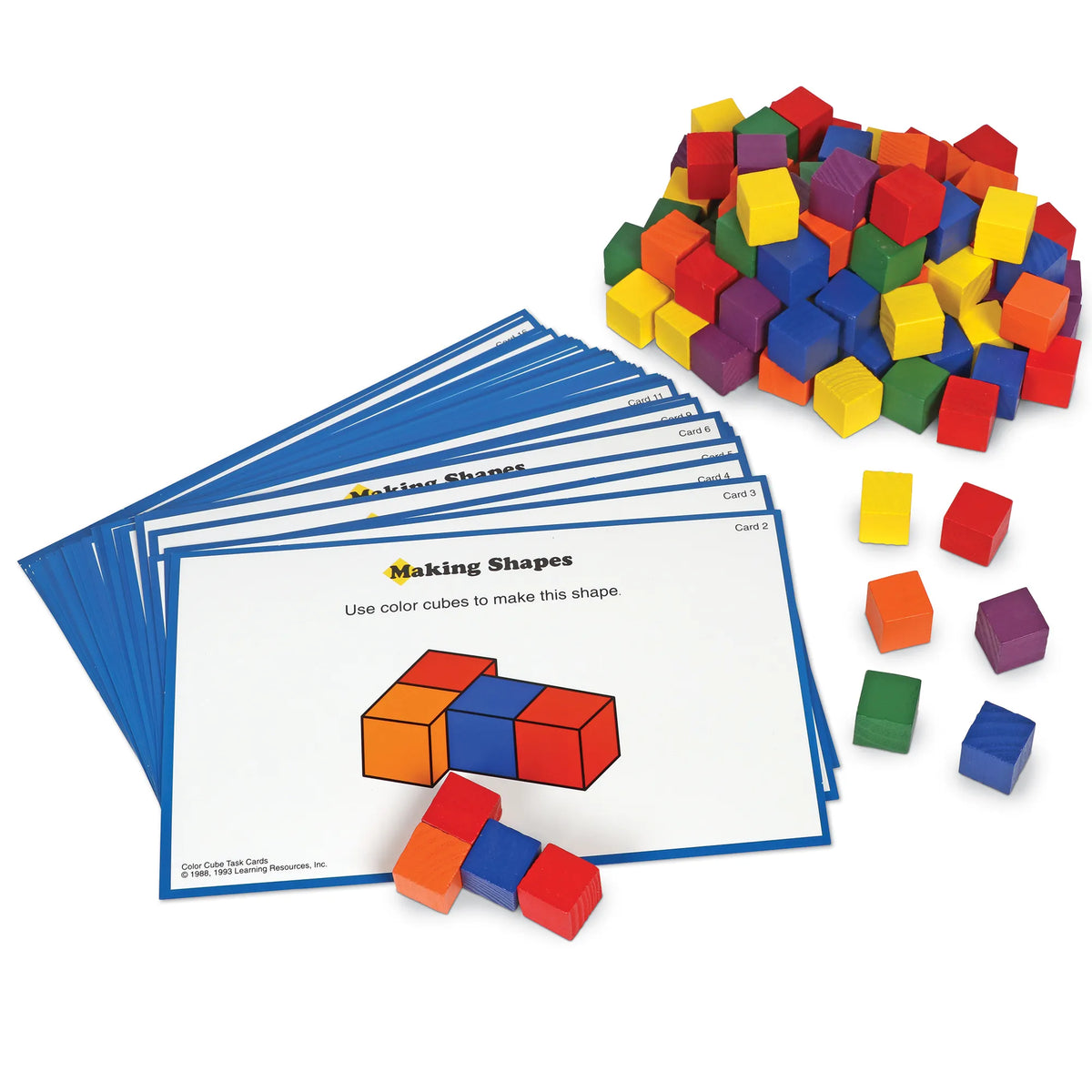 Colour Sort Cubes Learning Resources Creative Color Cubes Activity Set – MY SCHOOL BUS