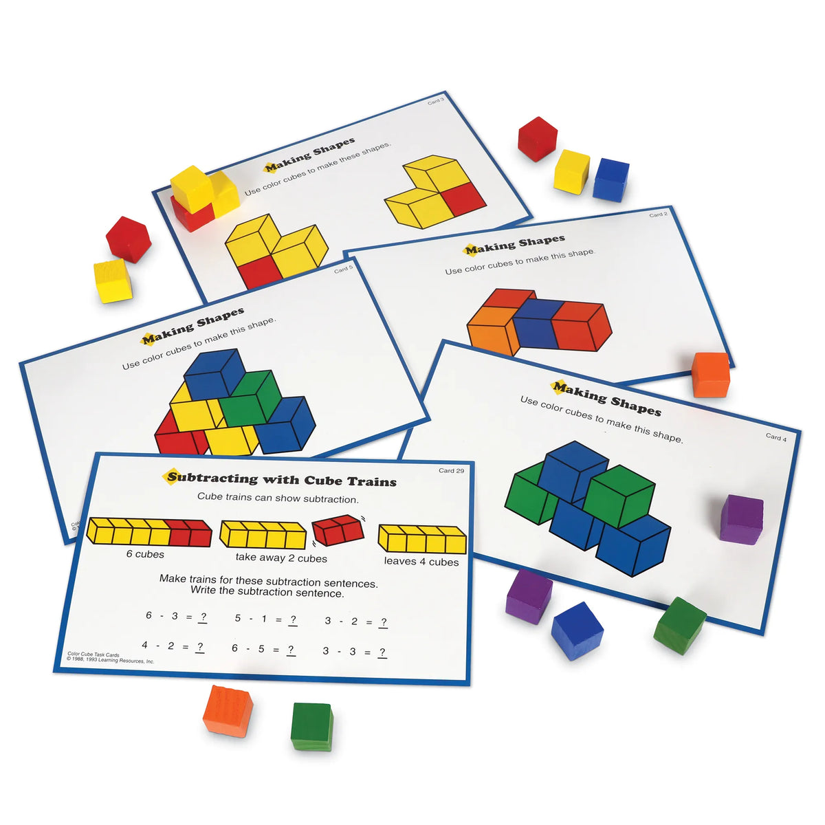 Cubes Learning Ressources Learning Resources Creative Color Cubes Activity Set – MY SCHOOL BUS