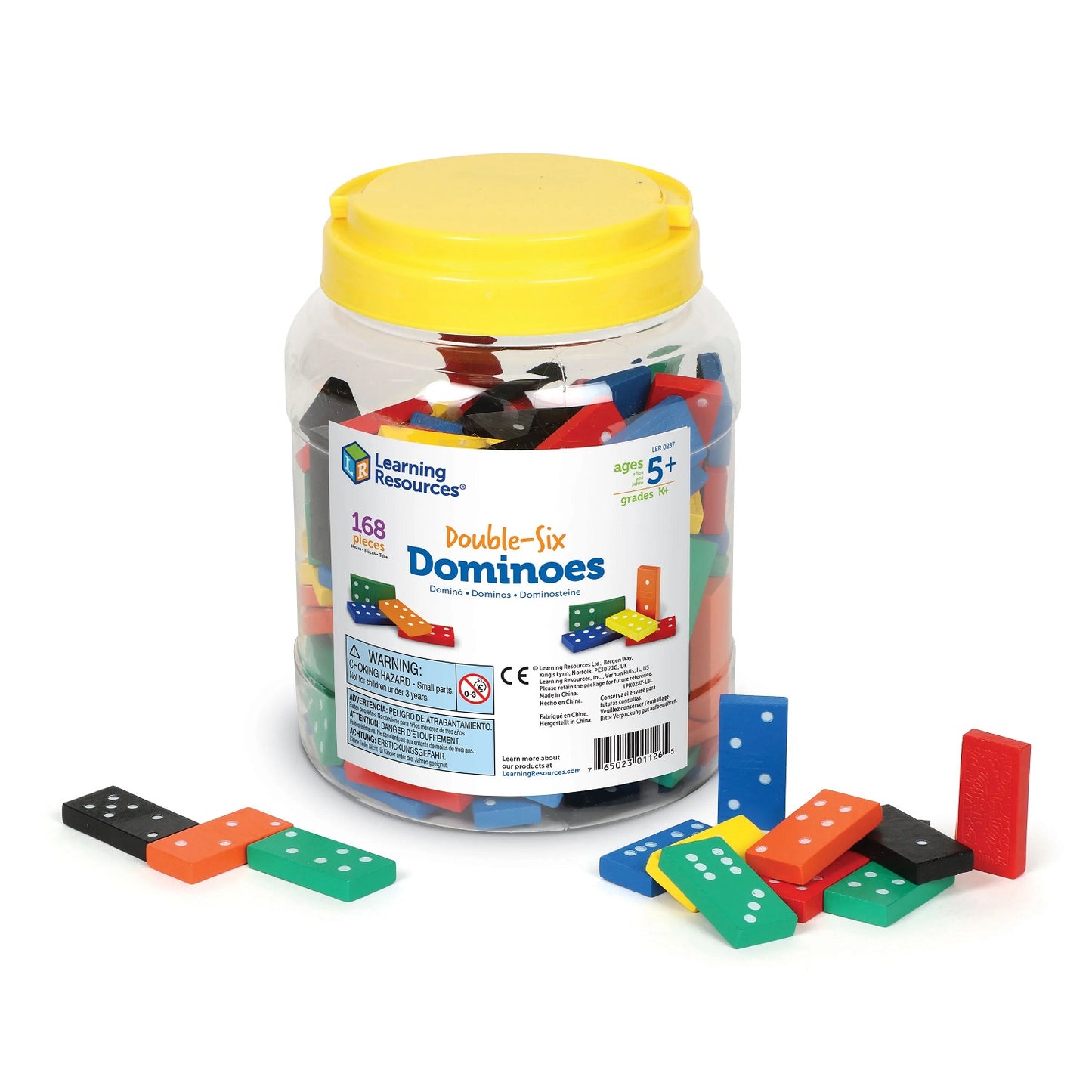 Learning Resources Double-six Wooden Dominoes