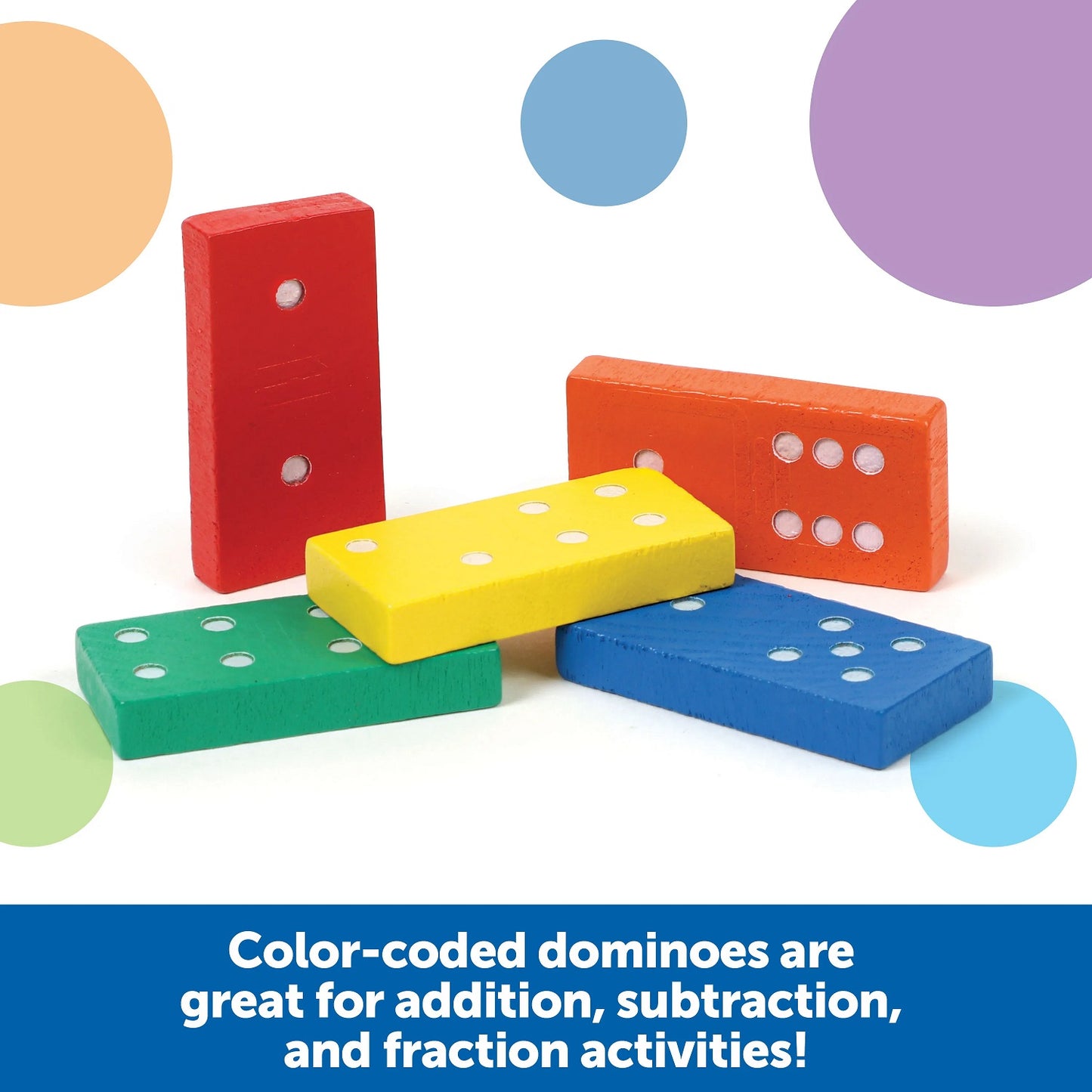 Learning Resources Double-six Wooden Dominoes