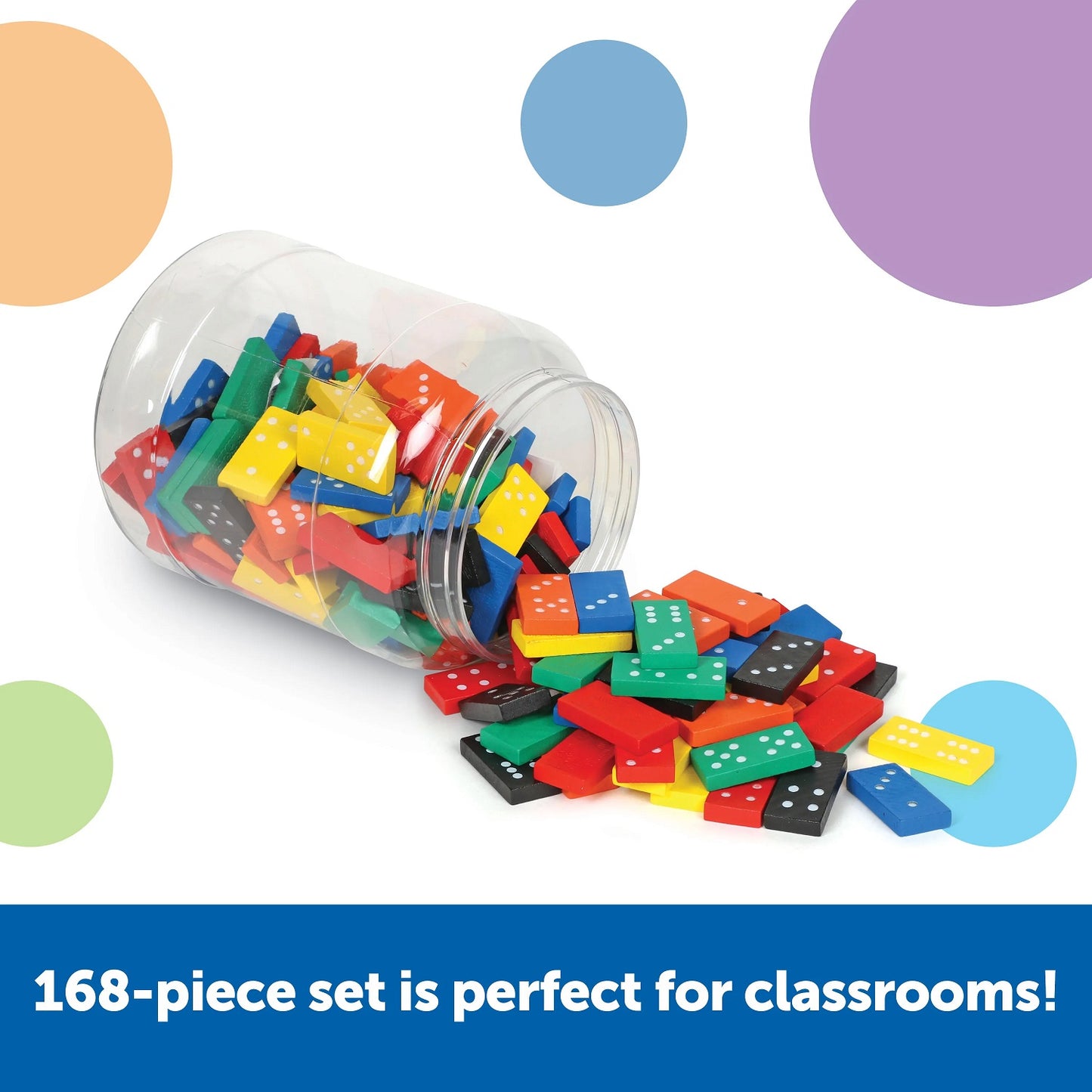 Learning Resources Double-six Wooden Dominoes