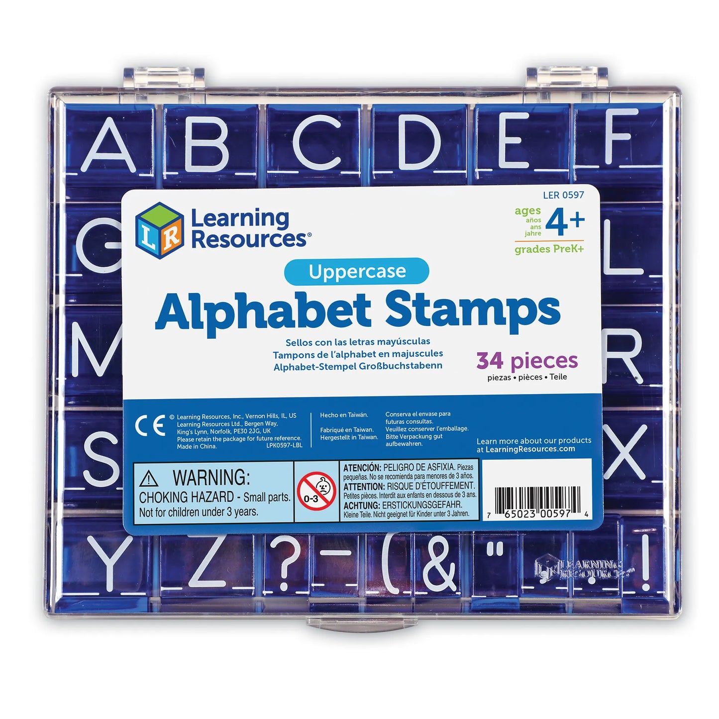 Learning Resources Uppercase Alphabet Stamps Set