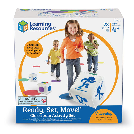 Learning Resources Ready Set Move Classroom Activity Set