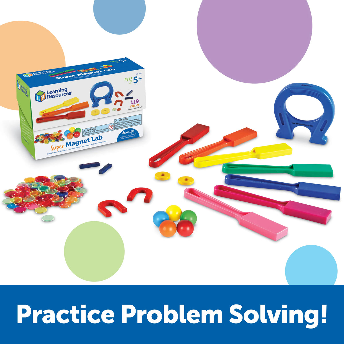 Learning Magnet Rotating Learning Resources Super Magnet Classroom Lab Kit – MY SCHOOL BUS