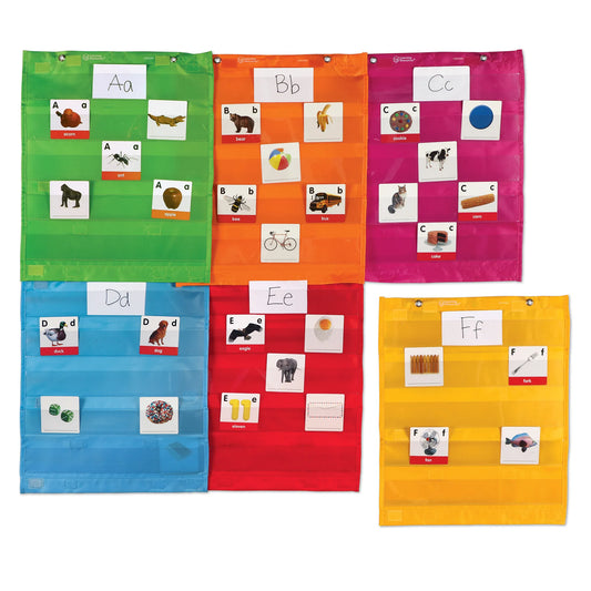 Learning Resources Magnetic Pocket Chart Squares Set of 6