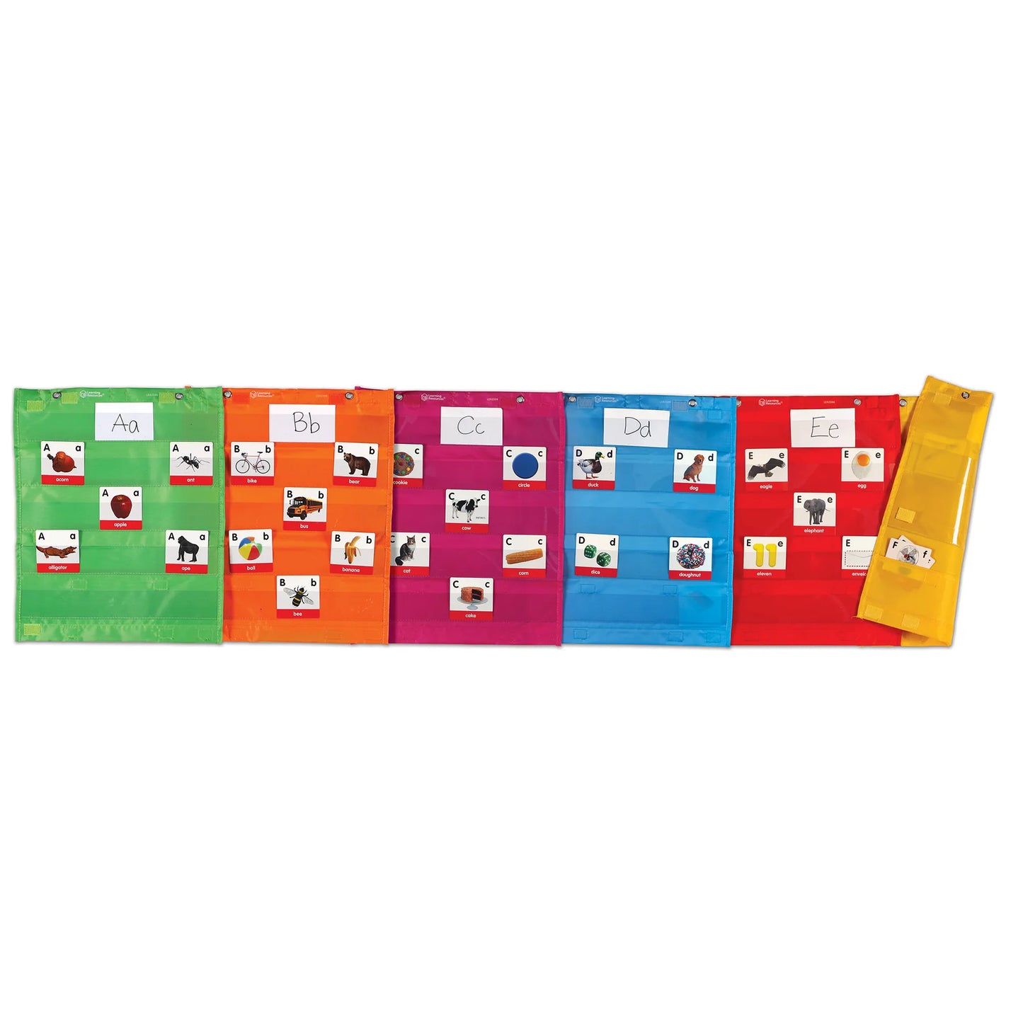 Learning Resources Magnetic Pocket Chart Squares Set of 6