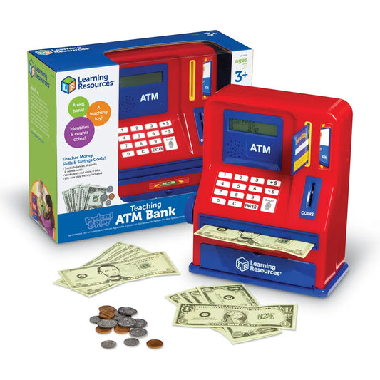 Learning Resources Pretend & Play Teaching ATM Bank