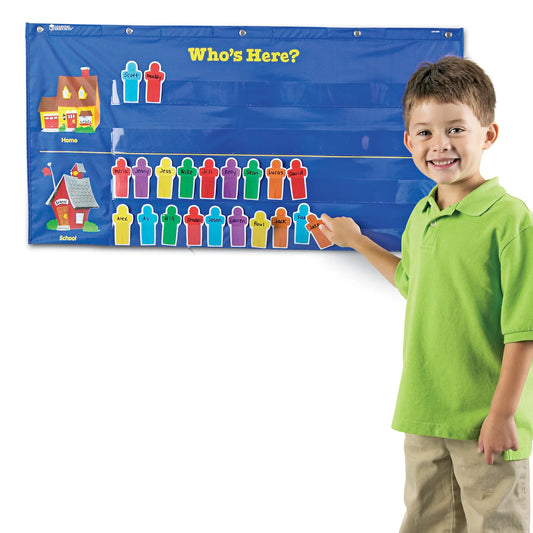 Learning Resources Attendance Pocket Chart