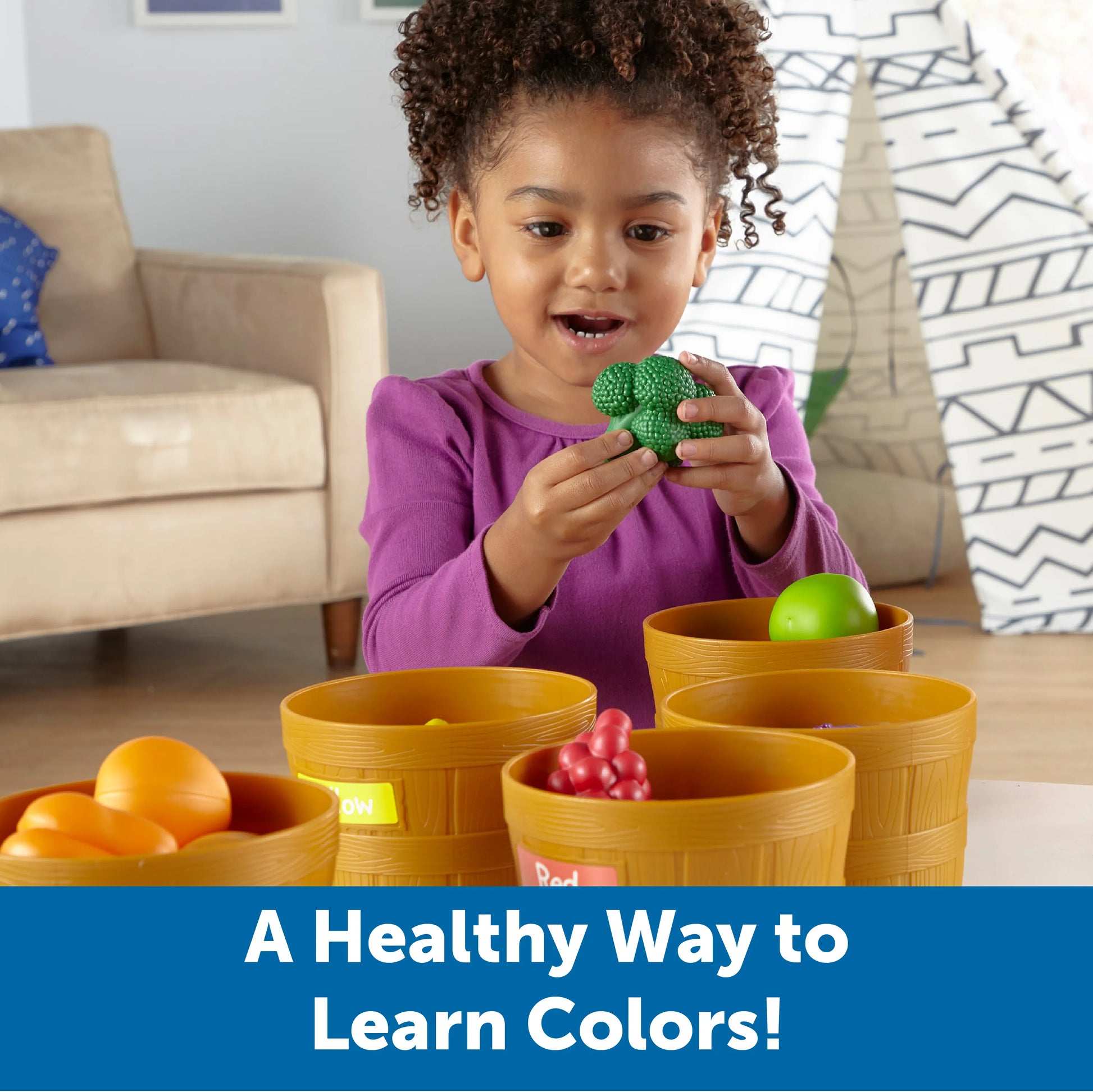 Learning Resources Farmer's Market Color Sorting Set 農夫蔬果分類教具 – MY ...