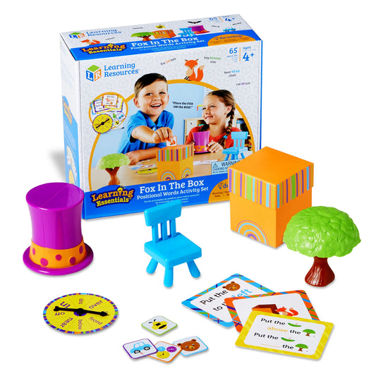 Learning Resources Fox in the Box Positional Words Activity Set