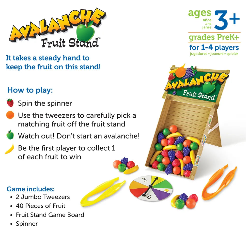 Fruit Learning Rescuorses Learning Resources Avalanche Fruit Stand – MY SCHOOL BUS