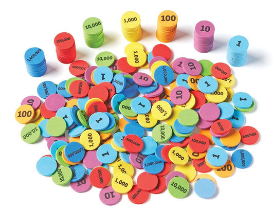 Learning Resources Place Value Disks Set of 280