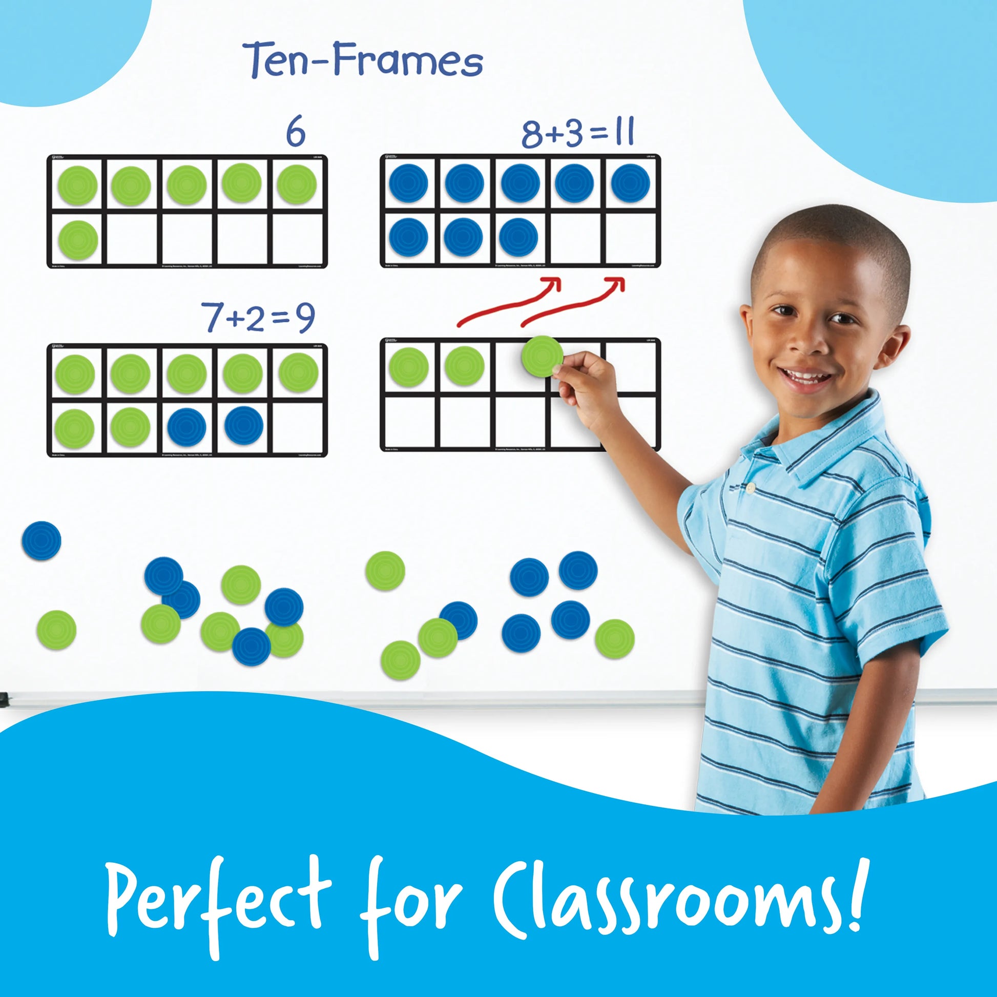 Learning Resources Giant Magnetic Ten-Frame Set – MY SCHOOL BUS