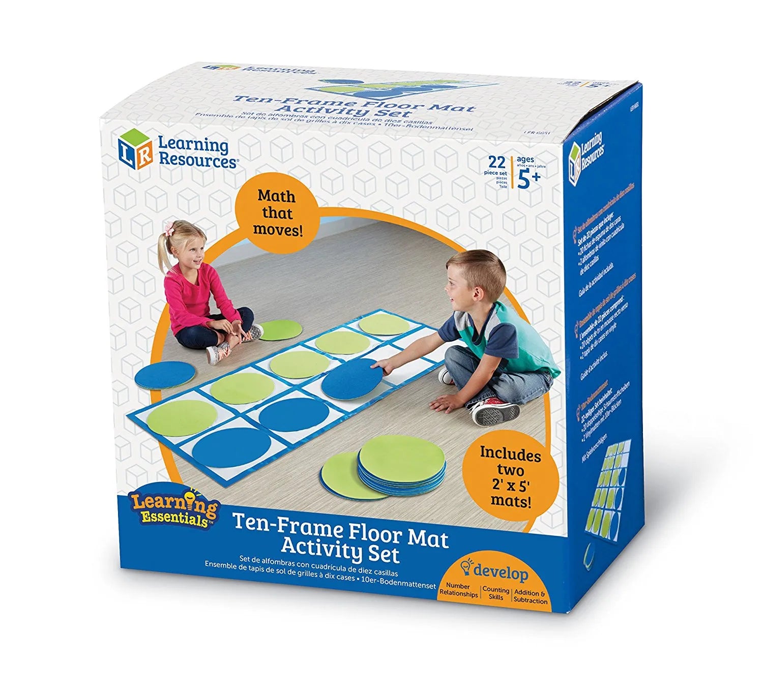 Learning Resources Ten-Frame Floor Mat Activity Set – MY SCHOOL BUS